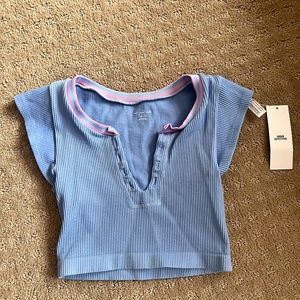 Urban outfitters xs/s women’s blue crop top